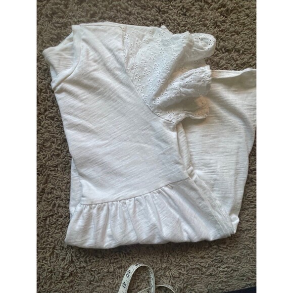 Alter’d State Small Dress off white shirt style lace sleeves flowy - Picture 11 of 11